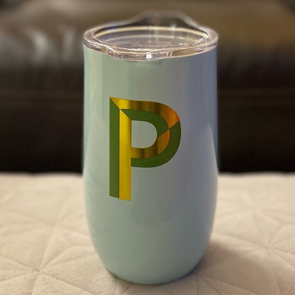 MONOGRAM GIFT NWT Dbl Wall Stainless Tumbler wLid A C D J K K L M N P R - Picture 11 of 13